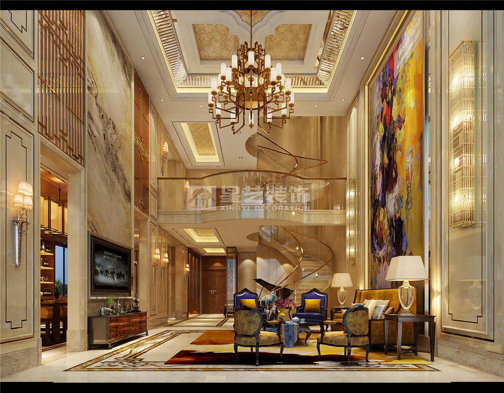 譽山國際800平裝修案例